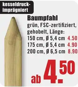 B1 Discount Baumarkt Baumpfahl Angebot