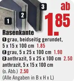 B1 Discount Baumarkt Rasenkante Angebot