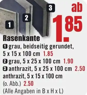 B1 Discount Baumarkt Rasenkante Angebot