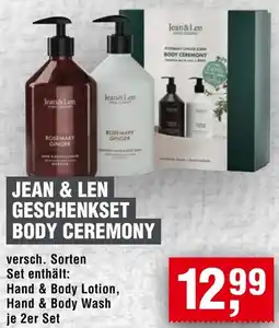 Handelshof Jean & len geschenkset body ceremony Angebot