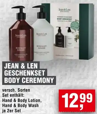 Handelshof Jean & len geschenkset body ceremony Angebot