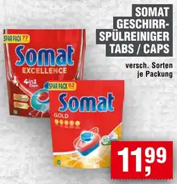 Handelshof Somat geschirrspülreiniger tabs / caps Angebot