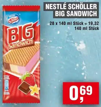 Handelshof Nestlé schöller big sandwich Angebot