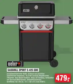 Handelshof Weber gasgrill spirit e-425 gbs Angebot