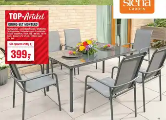 Handelshof Siena garden dining-set montero Angebot