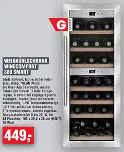Handelshof Weinkühlschrank winecomfort 380 smart Angebot