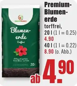 B1 Discount Baumarkt Premium Blumenerde Angebot