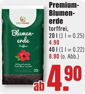 B1 Discount Baumarkt Premium Blumenerde Angebot