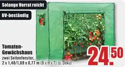 B1 Discount Baumarkt Tomaten Gewächshaus Angebot