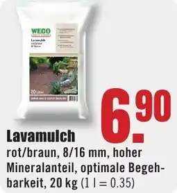 B1 Discount Baumarkt Lavamulch Angebot