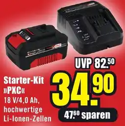 B1 Discount Baumarkt Einhell Starter-Kit PXC Angebot