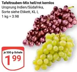 Globus Tafeltrauben-Mix hell/rot kernlos Angebot