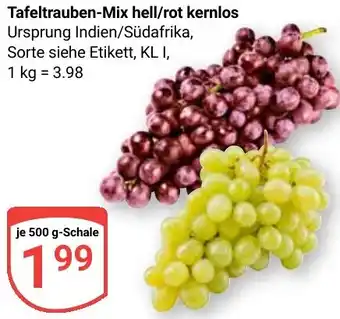 Globus Tafeltrauben-Mix hell/rot kernlos Angebot