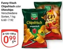 Globus Funny-frisch Chipsfrisch oder Ofenchips Angebot