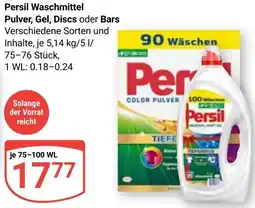 Globus Persil Waschmittel Pulver, Gel, Discs oder Bars Angebot
