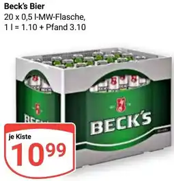 Globus Beck's Bier Angebot