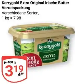 Globus Kerrygold Extra Original irische Butter Vorratspackung Angebot