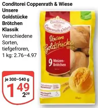 Globus Conditorei Coppenrath & Wiese Unsere Goldstücke Brötchen Klassik Angebot