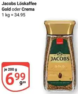 Globus Jacobs Löskaffee Gold oder Crema Angebot