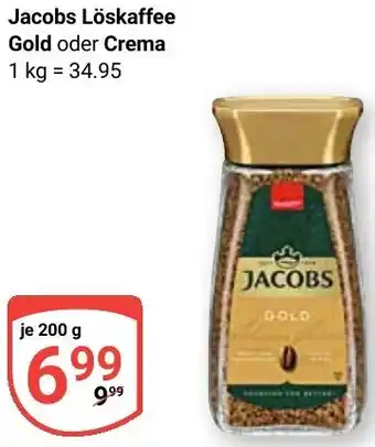 Globus Jacobs Löskaffee Gold oder Crema Angebot