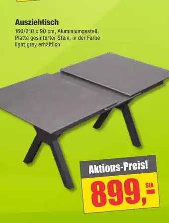 Dekor-Markt Ausziehtisch Angebot