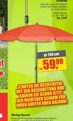 Dekor-Markt Schirme Angebot