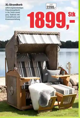 Dekor-Markt Xl-strandkorb Angebot