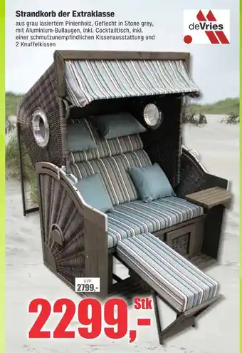 Dekor-Markt Devries strandkorb der extraklasse Angebot