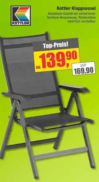 Dekor-Markt Kettler klappsessel Angebot