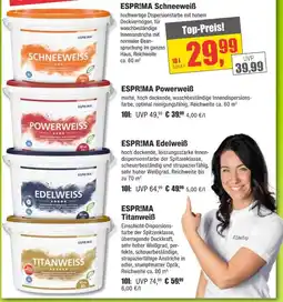 Dekor-Markt Espr!ma schneeweiß, powerweiß, edelweiß oder titanweiß Angebot