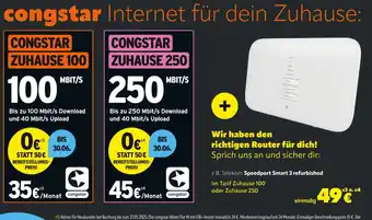cosmophone Congstar internet für dein zuhause Angebot