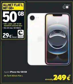 cosmophone Apple smartphone iphone 16e 128 gb Angebot