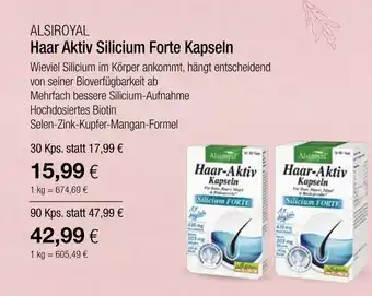 Vitalia Alsiroyal haar aktiv silicium forte kapseln Angebot