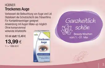 Vitalia Hübner trockenes auge Angebot