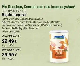 Vitalia Reformhaus plus hagebuttenpulver Angebot