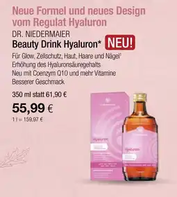 Vitalia Dr. niedermaier beauty drink hyaluron Angebot