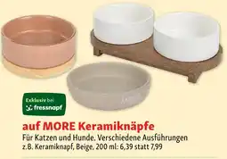Fressnapf More 20% rabatt Angebot