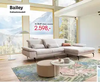 külkens+sohn Polstermöbel Bailey in stoff mileto dolphin Angebot