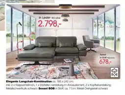 külkens+sohn Polstermöbel Elegante longchair-kombination Angebot