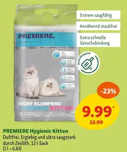 Fressnapf Premiere hygienic kitten Angebot