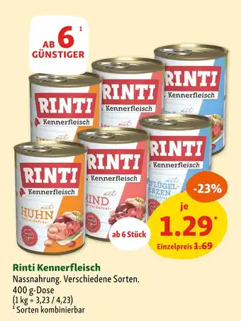 Fressnapf Rinti kennerfleisch Angebot