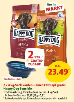 Fressnapf Happy dog sensible africa oder sensible toscana Angebot