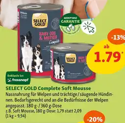 Fressnapf Select gold complete soft mousse Angebot
