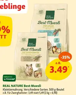 Fressnapf Real nature best muesli Angebot