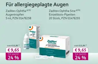 Mea Zaditen ophtha oder ophtha sine Angebot