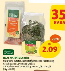 Fressnapf Real nature snacks Angebot