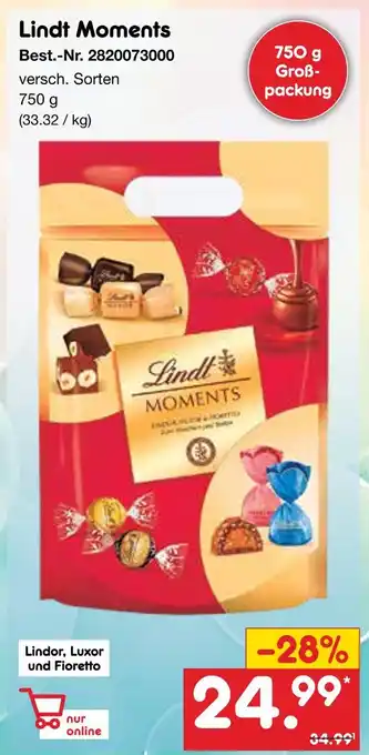Netto Marken-Discount Lindt moments Angebot