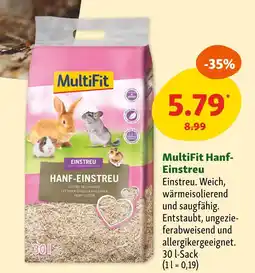 Fressnapf Multifit hanf-einstreu Angebot