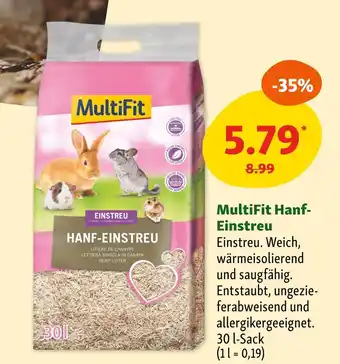Fressnapf Multifit hanf-einstreu Angebot