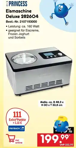 Netto Marken-Discount Princess eismaschine deluxe 282604 Angebot